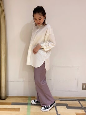 「VIDA＋（ヴィーダプラス）のアイテム」を使った、ゆいさん（レディース・156cm）の夏コーディネート