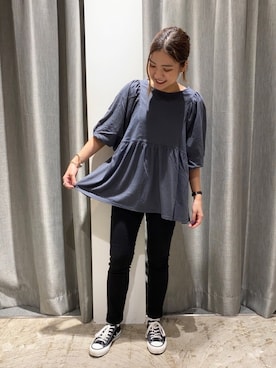 「VIDA＋（ヴィーダプラス）のアイテム」を使った、ゆいさん（レディース・156cm）の秋コーディネート