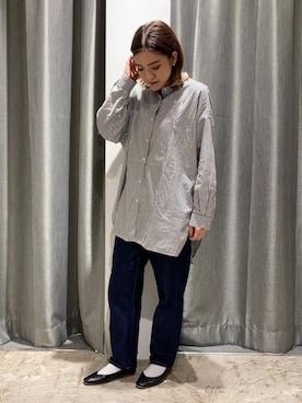 「BEAUTY&YOUTH UNITED ARROWS（ビューティーアンドユースユナイテッドアローズ）のアイテム（パンプス）」を使った、ゆいさん（レディース・156cm）の秋コーディネート