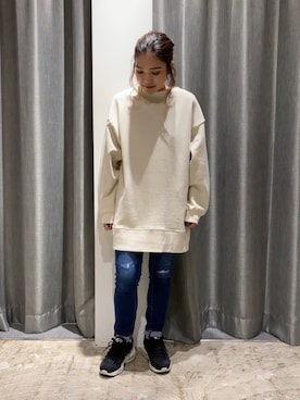 「NIKE（ナイキ）のナイキ エア マックス 95 プレミアム コントラスト ウィメンズシューズ / NIKE AIR MAX 95 PREMIUM CONTRAST（スニーカー）」を使った、ゆいさん（レディース・156cm）の秋コーディネート