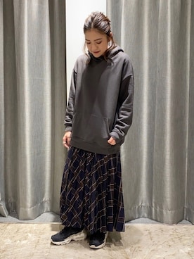 「NIKE（ナイキ）のナイキ エア マックス 95 プレミアム コントラスト ウィメンズシューズ / NIKE AIR MAX 95 PREMIUM CONTRAST（スニーカー）」を使った、ゆいさん（レディース・156cm）の秋コーディネート