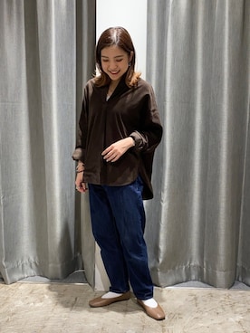「AMERICAN HOLIC（アメリカンホリック）のアイテム（パンプス）」を使った、ゆいさん（レディース・156cm）の秋コーディネート