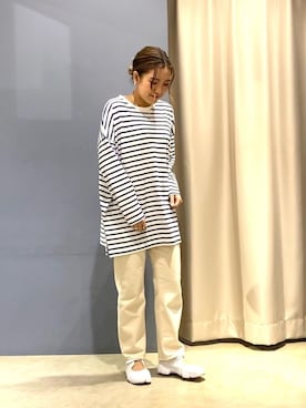 「NIKE（ナイキ）のナイキ エア リフト ブリーズ ウィメンズシューズ / Nike Air Rift Breathe Women's Shoes＜22-29cm 展開＞（サンダル）」を使った、ゆいさん（レディース・156cm）の春コーディネート