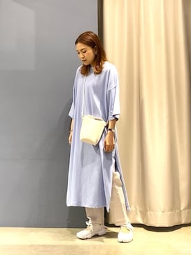 「VIDA＋（ヴィーダプラス）のアイテム」を使った、ゆいさん（レディース・156cm）の春コーディネート