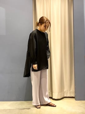 「主役はカラーパンツ」｜ゆいさん（レディース・156cm）の春コーディネート