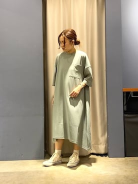 「VIDA＋（ヴィーダプラス）のアイテム」を使った、ゆいさん（レディース・156cm）の春コーディネート