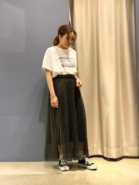 「Soierie（ソワリー）のアイテム」を使った、ゆいさん（レディース・156cm）の春コーディネート