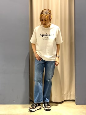 「Soierie（ソワリー）のアイテム」を使った、ゆいさん（レディース・156cm）の夏コーディネート