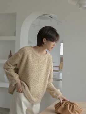 「coco’sのアイテム（デニムパンツ、ベージュ系）」を使った、Coco’sさん（レディース・162cm）の冬コーディネート