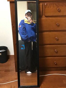 「TOMMY HILFIGER」｜「アイテム（ナイロンジャケット）」を使った、shunさん（メンズ・179cm）の冬コーディネート