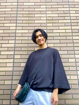 「smoothday（スムースデイ）のアイテム」を使った、けんとさん（メンズ・177cm）の春コーディネート