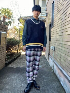 けんとさん（メンズ・177cm）の冬コーディネート