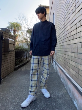 シェフパンツ チェック1 を使ったメンズ人気ファッションコーディネート Wear シェフパンツ チェック1 を使ったメンズ人気ファッションコーディネート Wear