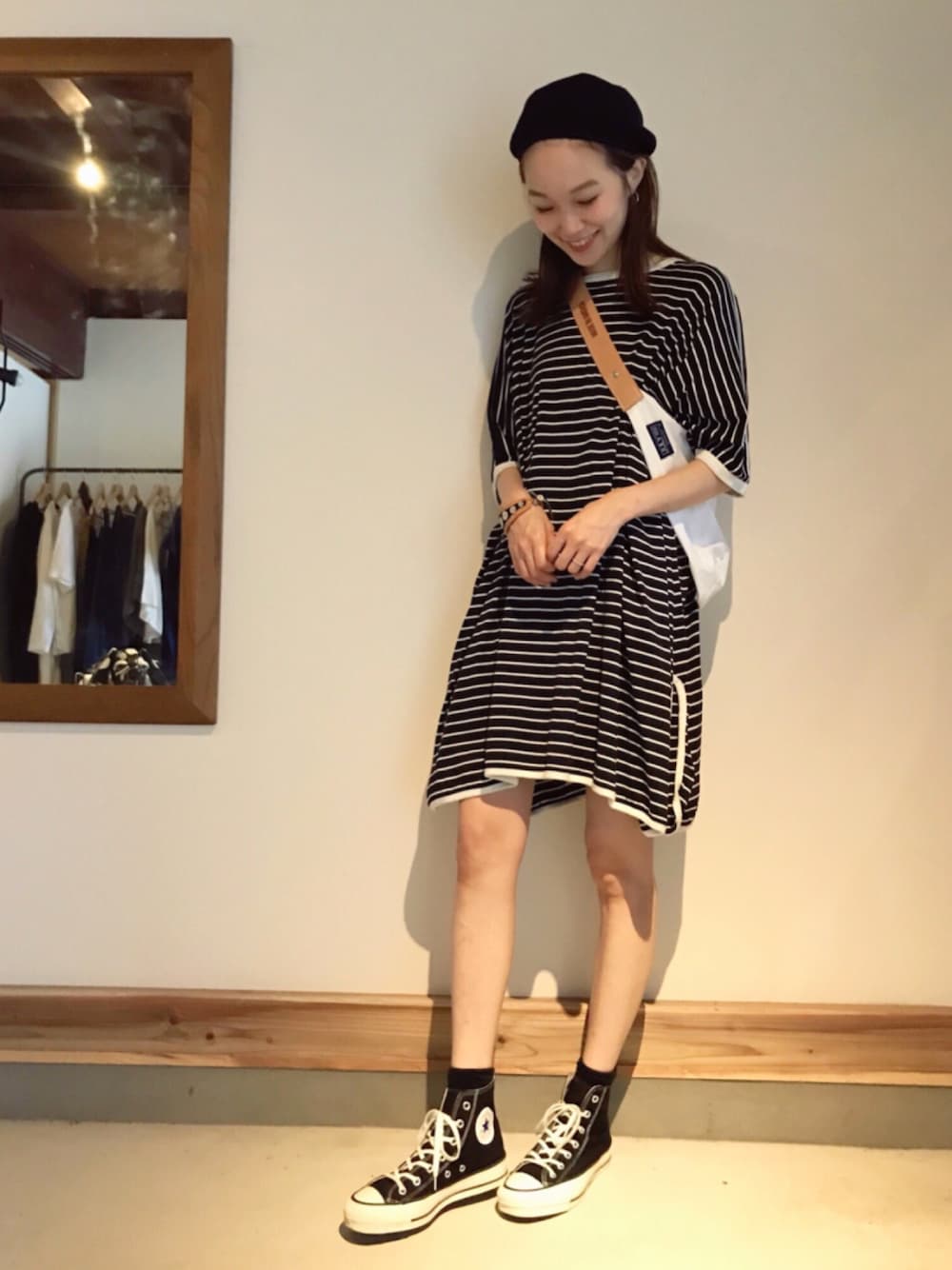 36 【THE RERACS】リラクス ワンピース ホワイト 36 【THE RERACS】リラクス ワンピース ホワイト