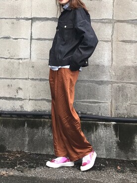 「JOHN LAWRENCE SULLIVAN（ジョンローレンスサリバン）のアイテム（ジャケット/アウター）」を使った、mioさん（レディース・166cm）の秋コーディネート