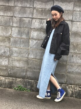 「JOHN LAWRENCE SULLIVAN（ジョンローレンスサリバン）のアイテム（ジャケット/アウター）」を使った、mioさん（レディース・166cm）の秋コーディネート
