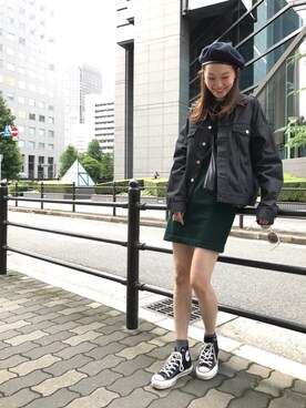 「JOHN LAWRENCE SULLIVAN（ジョンローレンスサリバン）のアイテム（ジャケット/アウター）」を使った、mioさん（レディース・166cm）の秋コーディネート