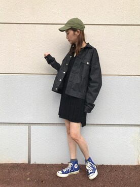 mioさんの「RIGID DENIM JACKET」を使ったコーディネート