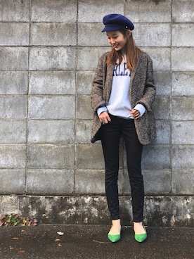 「forte_forte（フォルテフォルテ）のアイテム」を使った、mioさん（レディース・166cm）の秋コーディネート