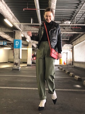 mioさん（レディース・166cm）の冬コーディネート