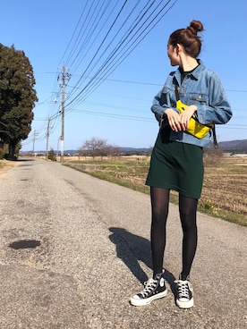 「URBAN RESEARCH ROSSO WOMEN（アーバンリサーチ　ロッソ）のアイテム（ジャケット/アウター）」を使った、mioさん（レディース・166cm）の春コーディネート