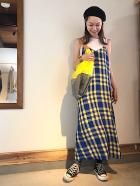 United Arrows ユナイテッドアローズ の Ugmsc ギンガムチェック キャミソールワンピース ワンピース Wear