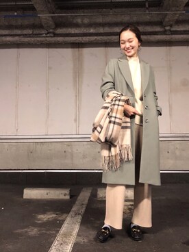 「URBAN RESEARCH ROSSO WOMEN（アーバンリサーチ　ロッソ）のアイテム（ジャケット/アウター）」を使った、mioさん（レディース・166cm）の秋コーディネート