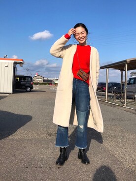 「URBAN RESEARCH ROSSO WOMEN（アーバンリサーチ　ロッソ）のアイテム（ジャケット/アウター）」を使った、mioさん（レディース・166cm）の秋コーディネート