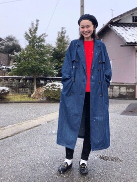 「URBAN RESEARCH ROSSO WOMEN（アーバンリサーチ　ロッソ）のアイテム（ジャケット/アウター）」を使った、mioさん（レディース・166cm）の冬コーディネート