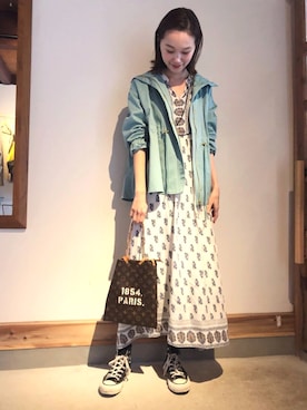 「URBAN RESEARCH ROSSO WOMEN（アーバンリサーチ　ロッソ）のアイテム（ブルゾン）」を使った、mioさん（レディース・166cm）の冬コーディネート
