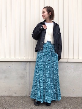 「GUCCI（グッチ）のアイテム（シューズ）」を使った、mioさん（レディース・166cm）の春コーディネート