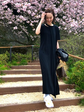 「PERVERZE（パーバーズ）のアイテム（ワンピース/ドレス）」を使った、mioさん（レディース・166cm）の春コーディネート