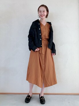 「JOHN LAWRENCE SULLIVAN（ジョンローレンスサリバン）のアイテム（ジャケット/アウター）」を使った、mioさん（レディース・166cm）の秋コーディネート