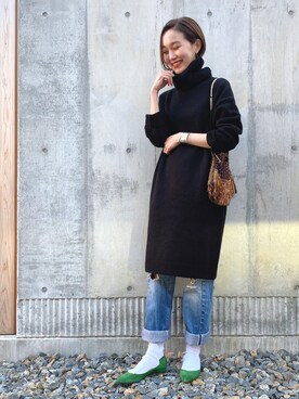 「URBAN RESEARCH ROSSO WOMEN（アーバンリサーチ　ロッソ）のアイテム」を使った、mioさん（レディース・166cm）の冬コーディネート