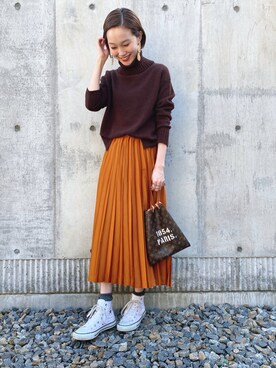 mioさん（レディース・166cm）の冬コーディネート