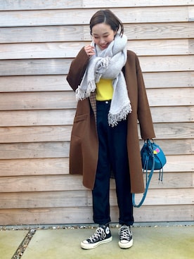 mioさん（レディース・166cm）の冬コーディネート