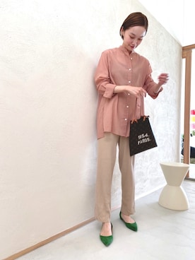 「URBAN RESEARCH ROSSO WOMEN（アーバンリサーチ　ロッソ）のアイテム」を使った、mioさん（レディース・166cm）の夏コーディネート