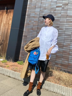 「FJALL RAVEN （フェールラーベン）のアイテム」を使った、mioさん（レディース・166cm）の秋コーディネート