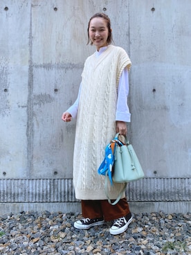 mioさん（レディース・166cm）の冬コーディネート