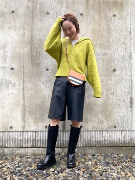 「URBAN RESEARCH ROSSO WOMEN（アーバンリサーチ　ロッソ）のアイテム」を使った、mioさん（レディース・166cm）の冬コーディネート