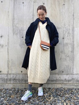 mioさん（レディース・166cm）の冬コーディネート