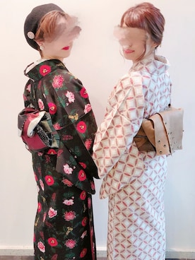 「Canal 4℃（カナルヨンドシー）のアイテム（アクセサリー）」を使った、ぽーさん（レディース・148cm）の冬コーディネート