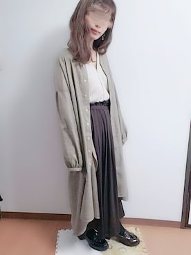 「Canal 4℃（カナルヨンドシー）のアイテム（アクセサリー）」を使った、ぽーさん（レディース・148cm）の春コーディネート