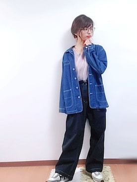 「Canal 4℃（カナルヨンドシー）のアイテム（アクセサリー）」を使った、ぽーさん（レディース・148cm）の春コーディネート