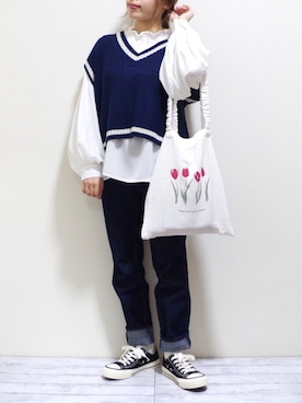 ぽーさん（レディース・148cm）の春コーディネート