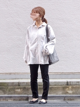 「AmbreNeige」｜「アイテム（バレエシューズ）」を使った、ぽーさん（レディース・148cm）の春コーディネート