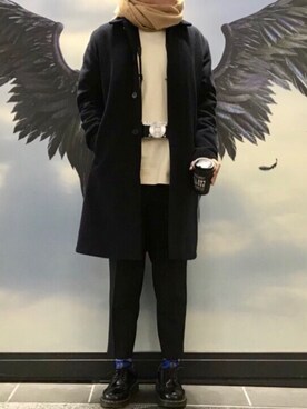 eeemmm【62kg】さん（メンズ・169cm）の冬コーディネート