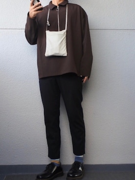 「SOLOSOCKS（ソロソックス）のアイテム」を使った、eeemmm【62kg】さん（メンズ・169cm）の秋コーディネート