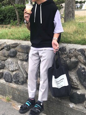 eeemmm【62kg】さん（メンズ・169cm）の春コーディネート