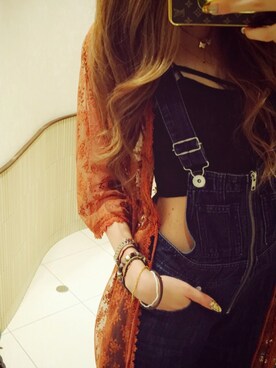 桧山えり梛さん(レディース・174cm)の春コーディネート